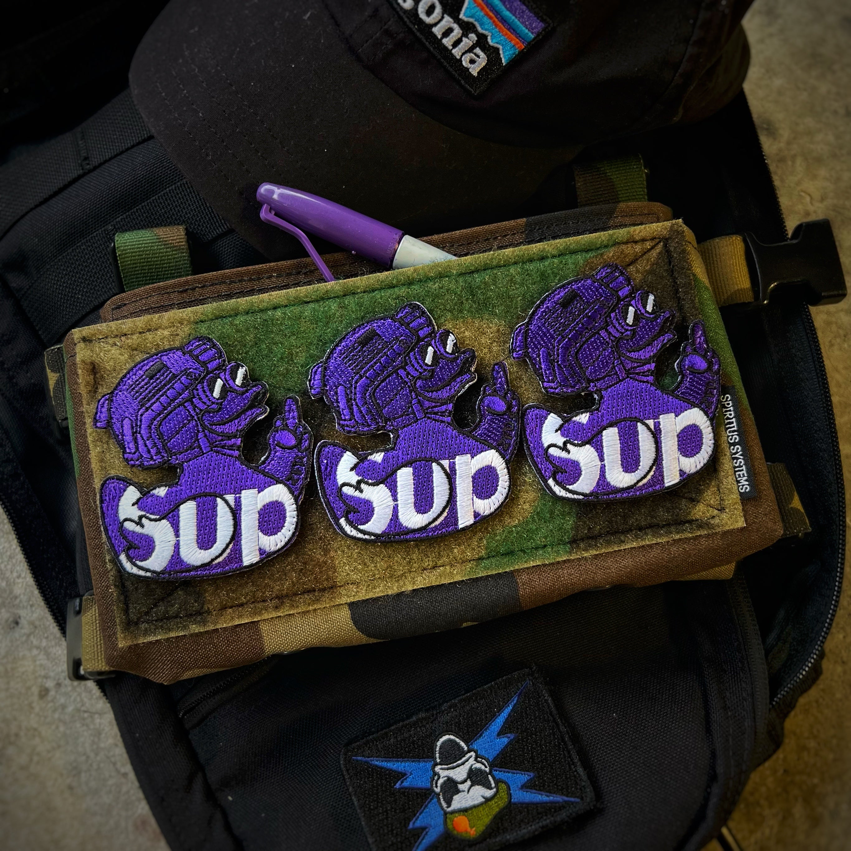 Zero Fucks Duck® ZFD Sup Duck Morale Patch - V11 “Grape Drink”