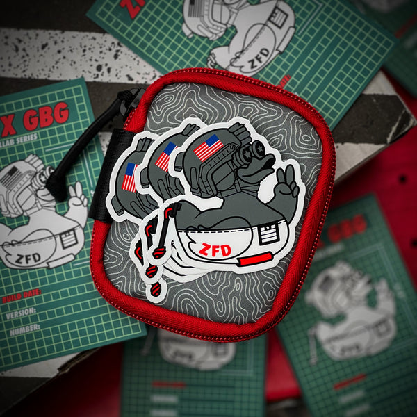 ZFD® x Garage Built Gear Duck Collab - V1 Sticker