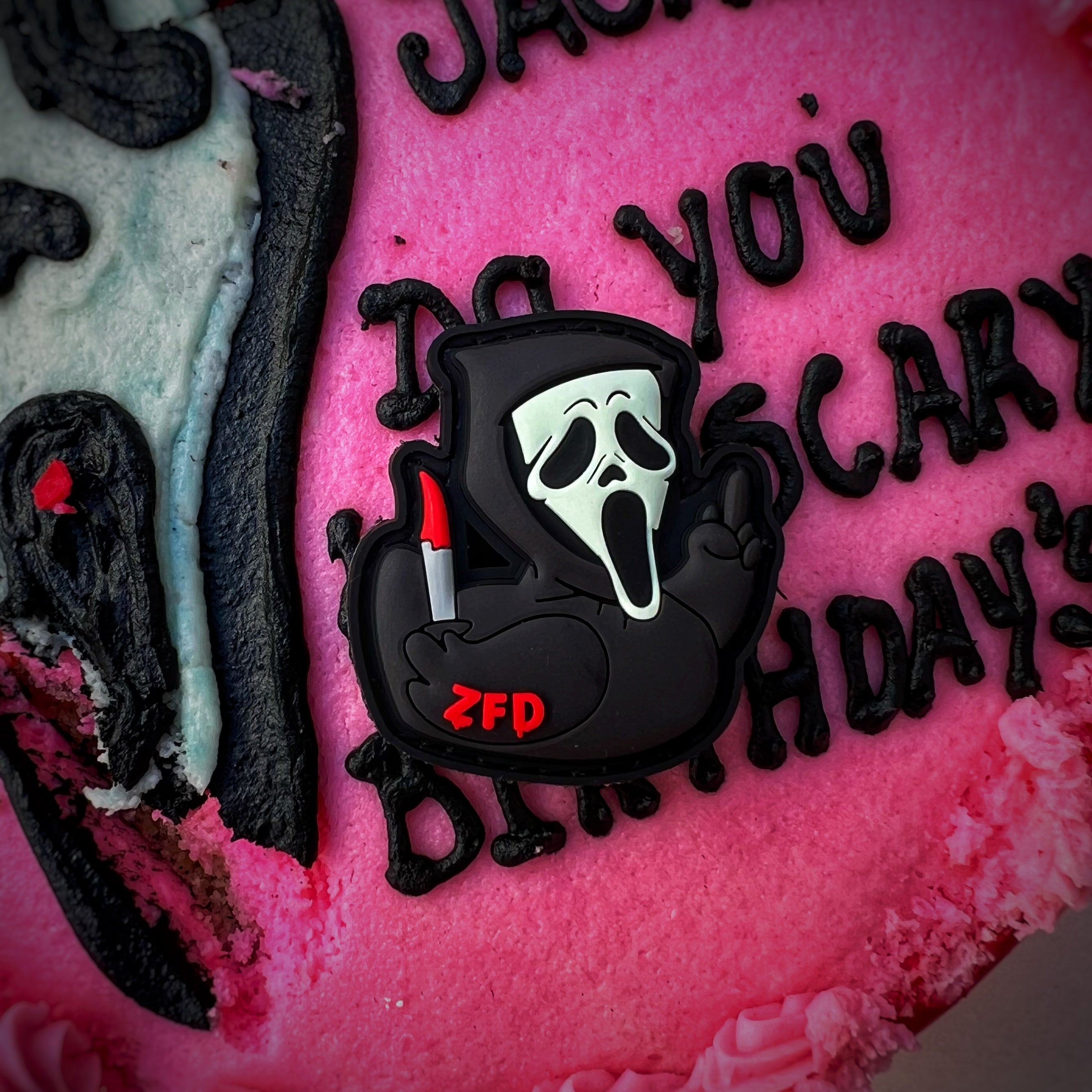 Zero Fucks Duck® Scary Movies Series Ranger Eye Patch - Ghost