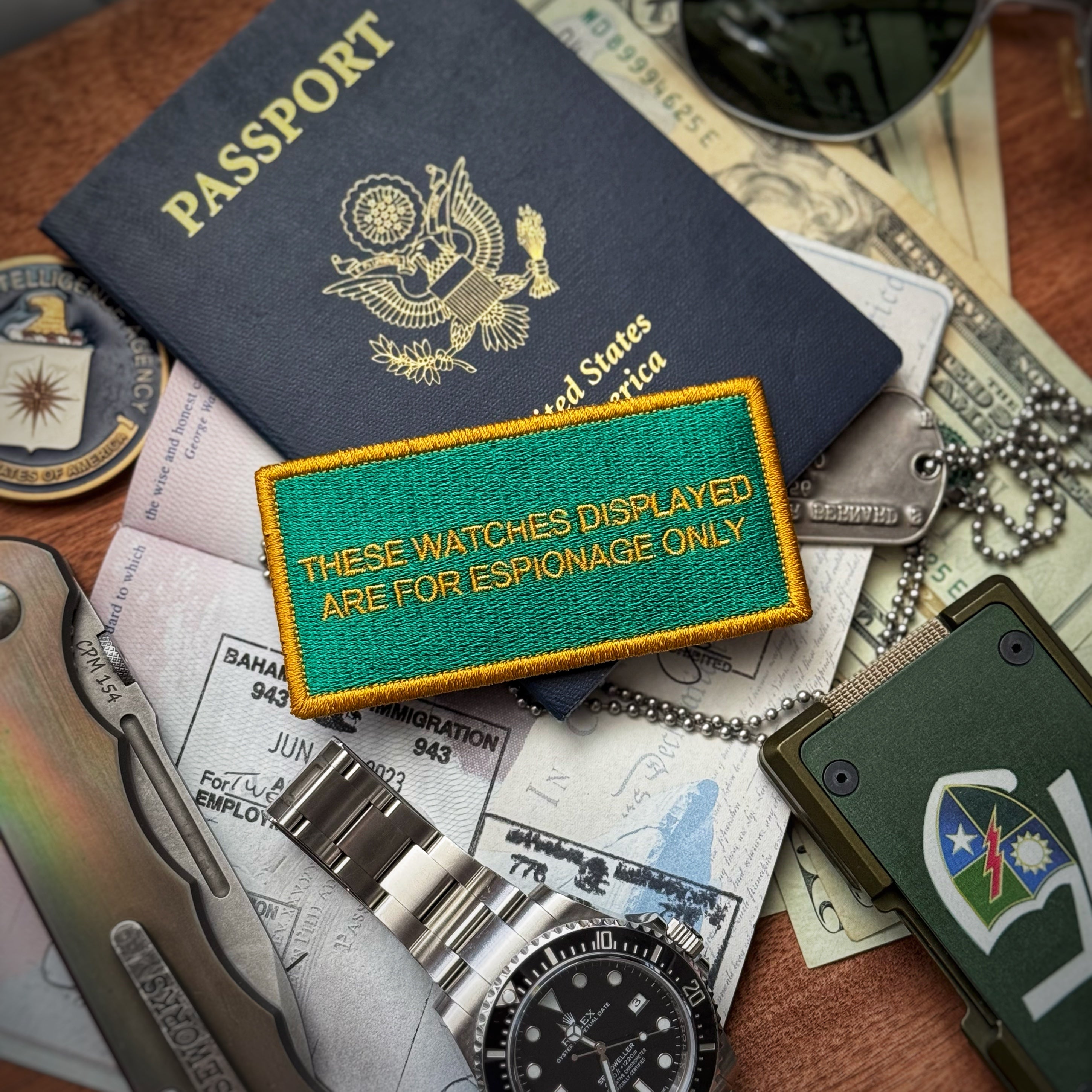 Lume Raiders™ For Espionage Only Sign Patch