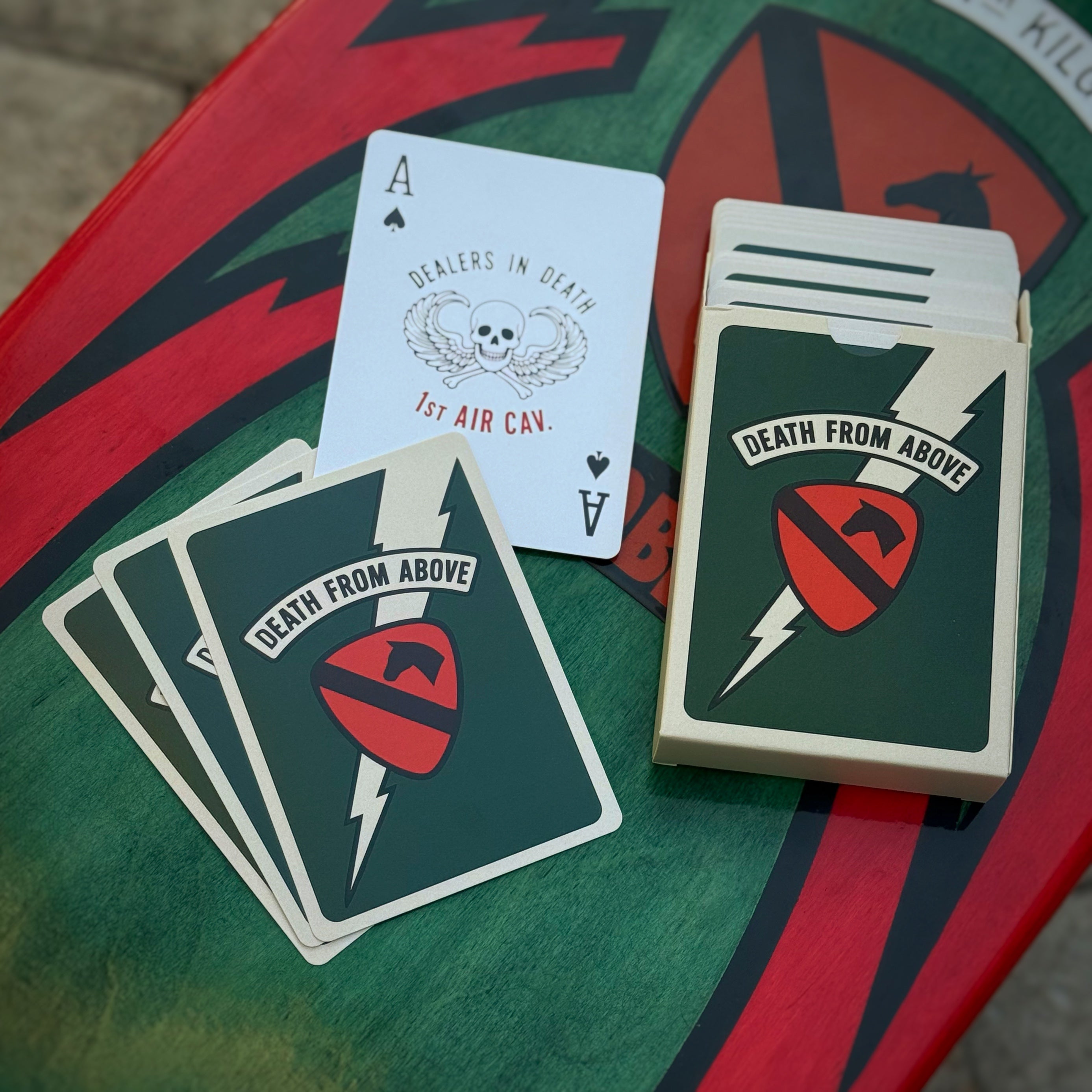 Kilgore “Death From Above” 1st Air Cav Death Cards Poker Card Set