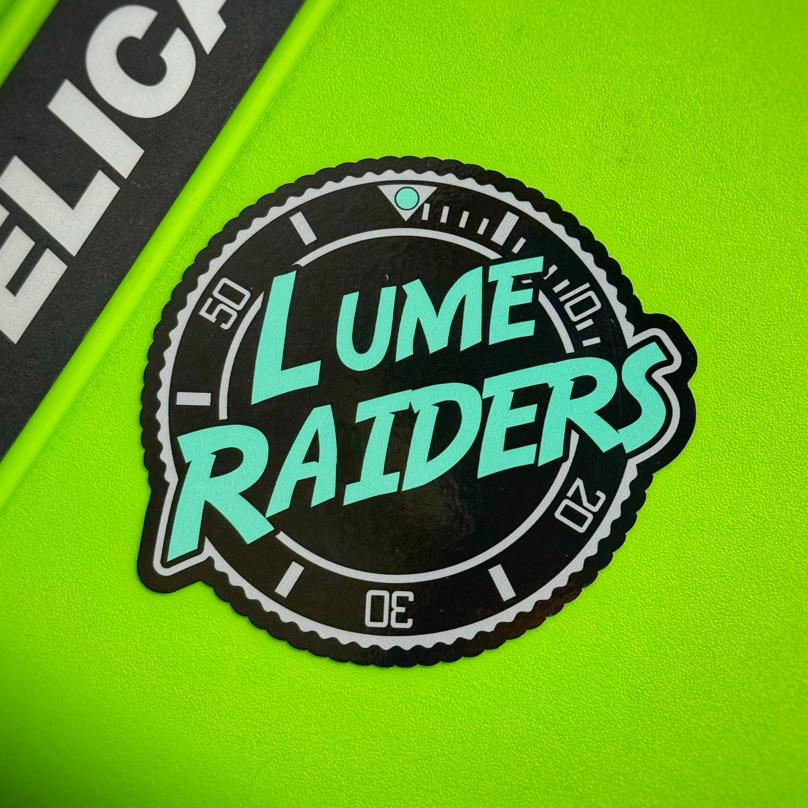 Lume Raiders™ Indy Sub Bezel Sticker