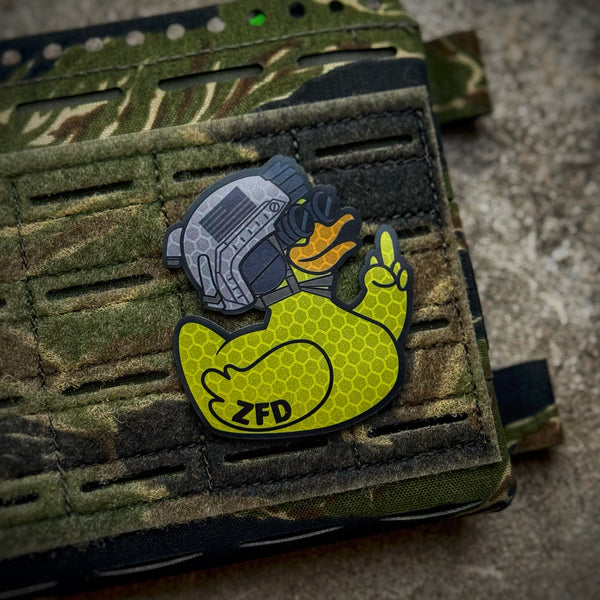 ZFD® OG 1.1 Yellow Reflective Honeycomb Duck Patch