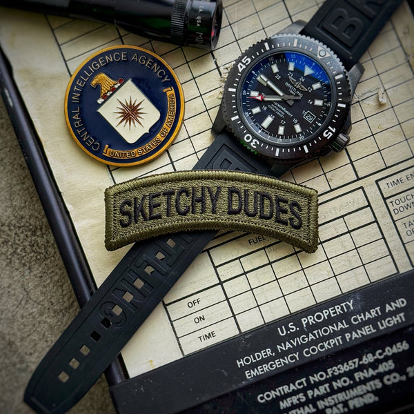 Sketchy Dudes Tab Patch - V1 OD Green