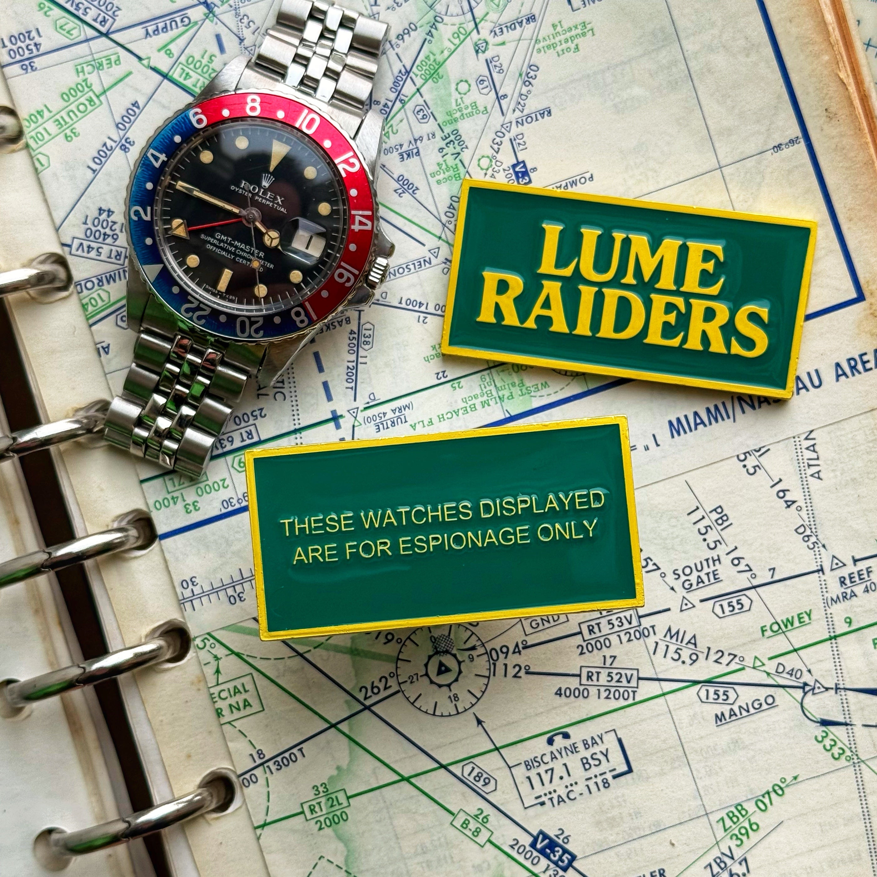 Lume Raiders™ For Espionage Only Sign Challenge Coin