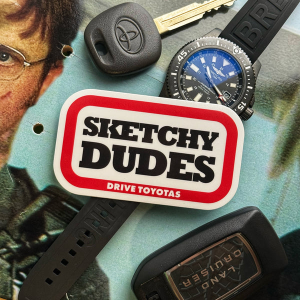 Lume Raiders™ Sketchy Dudes Drive Yotas Sticker