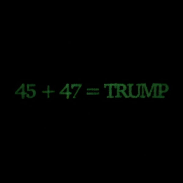 Dangerous Goods® 45 + 47 = Trump Math Morale Patch
