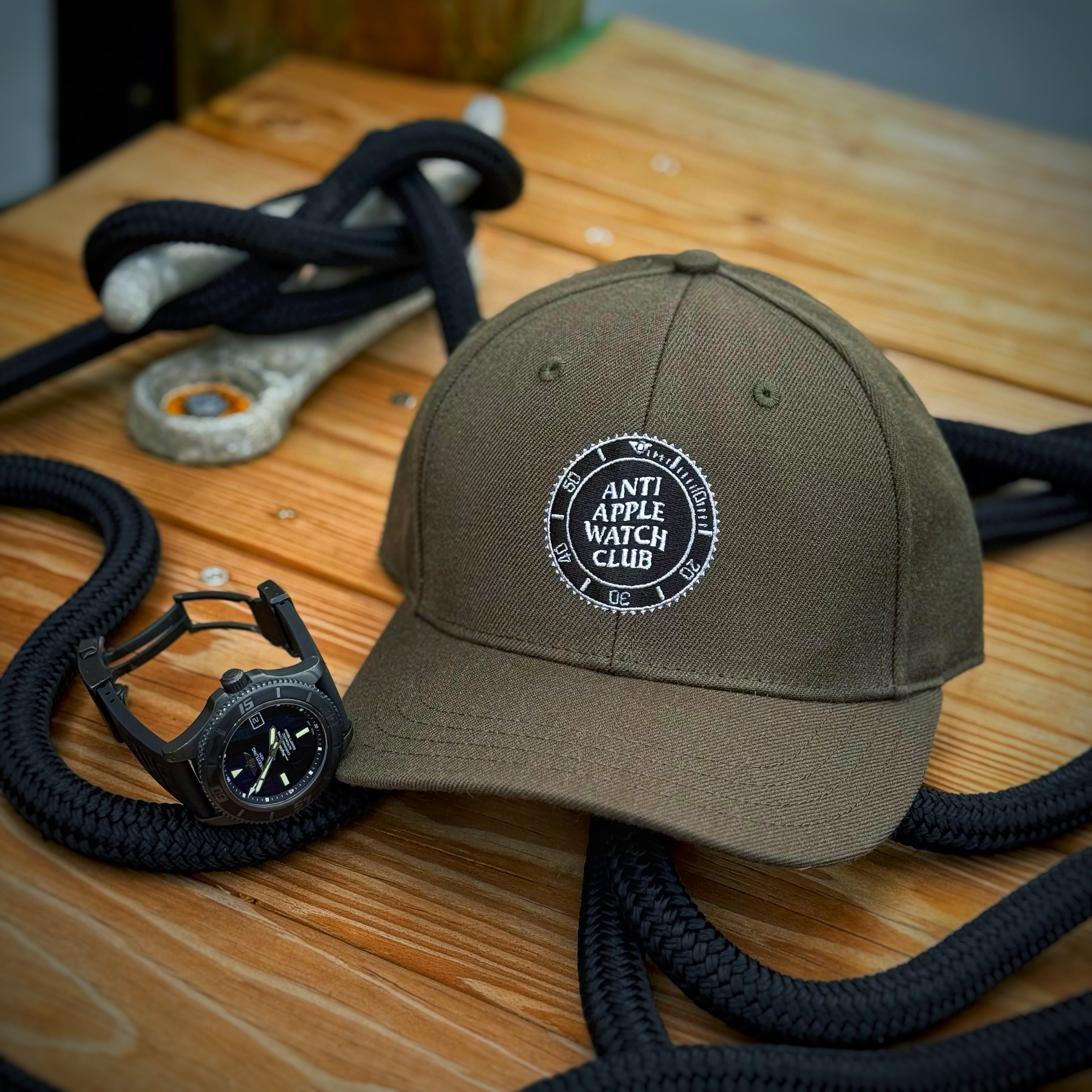 Lume Raiders™ Anti Apple Watch Club Hat - OD Green