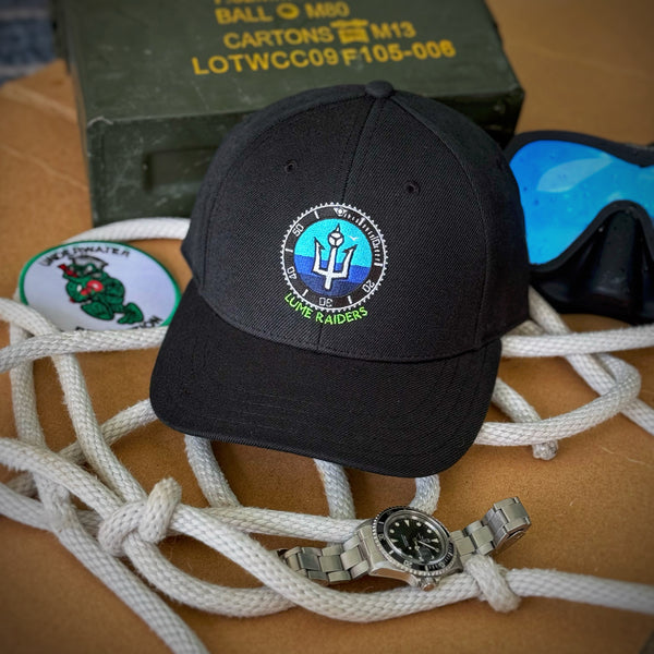 Lume Raiders™ DEEP SEA Trident Teams Hat - Black