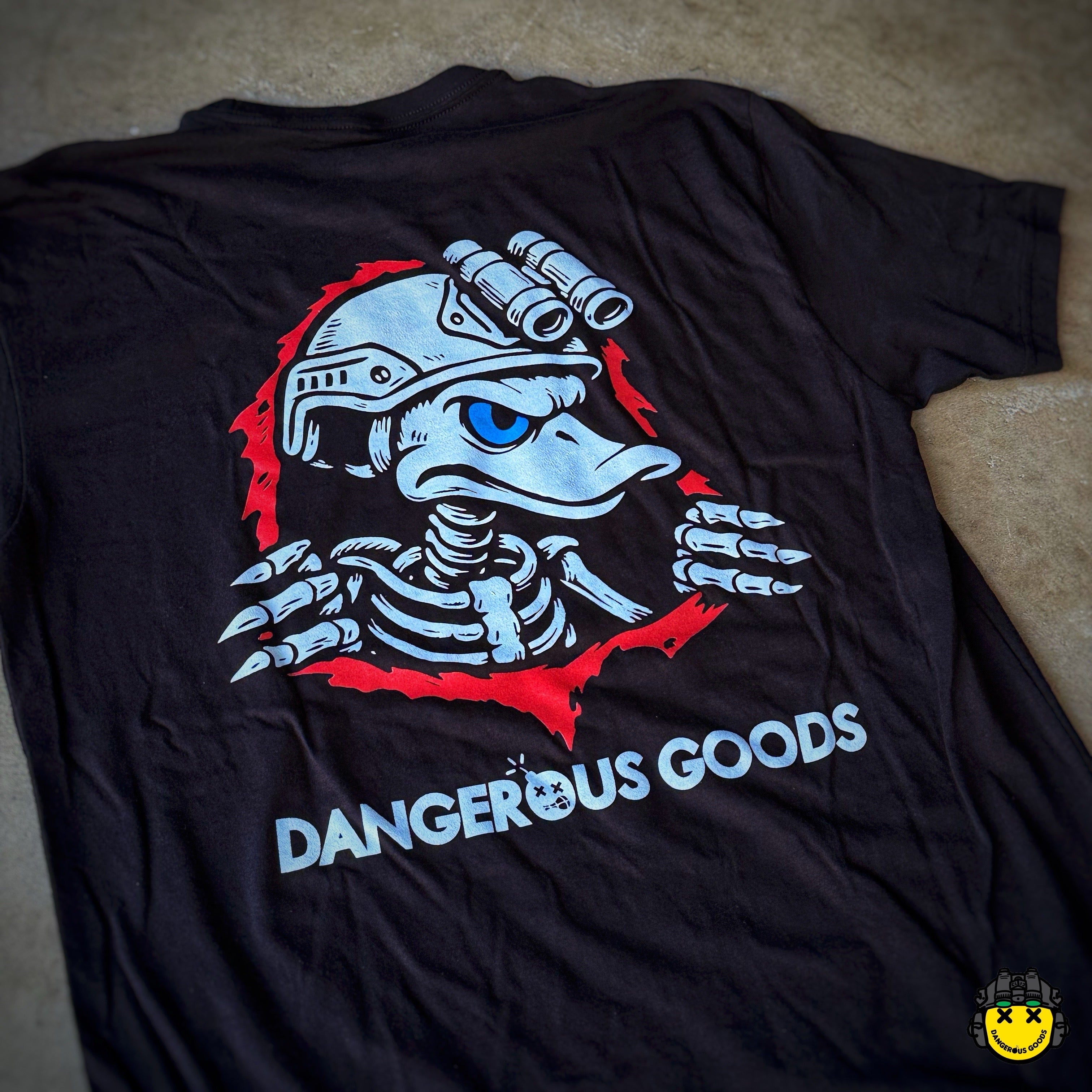 ZFD® x Dangerous Goods® Zero Duck Thirty Skeleduck T-Shirt