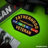 Dangerous Goods® Fatherhood Veteran Sticker