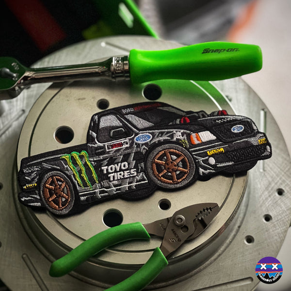 Dangerous Goods® KB Tribute Drift Lightning 7” Truck Embroidered Patch