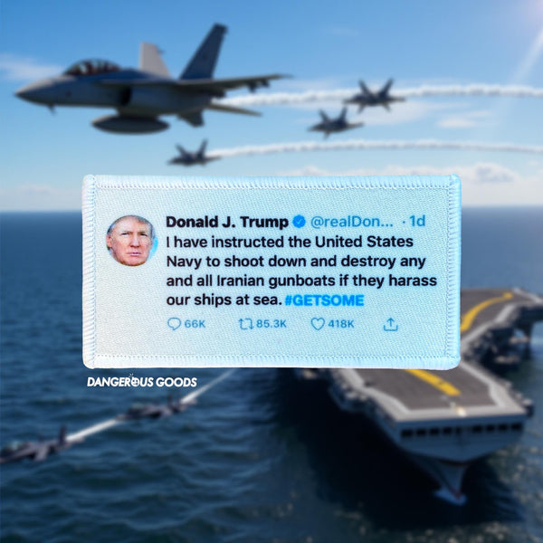 President Donald Trump Iran Twitter War Morale Patch
