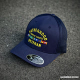 Dangerous Goods® Fatherhood Veteran Trucker Hat - Navy