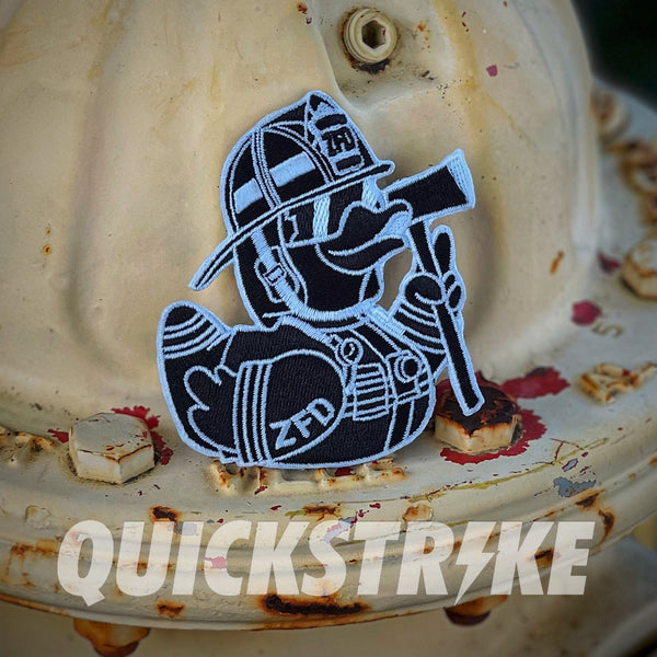 Zero Fucks Duck® Fire Fighter Morale Patch - V4 Quickstrike