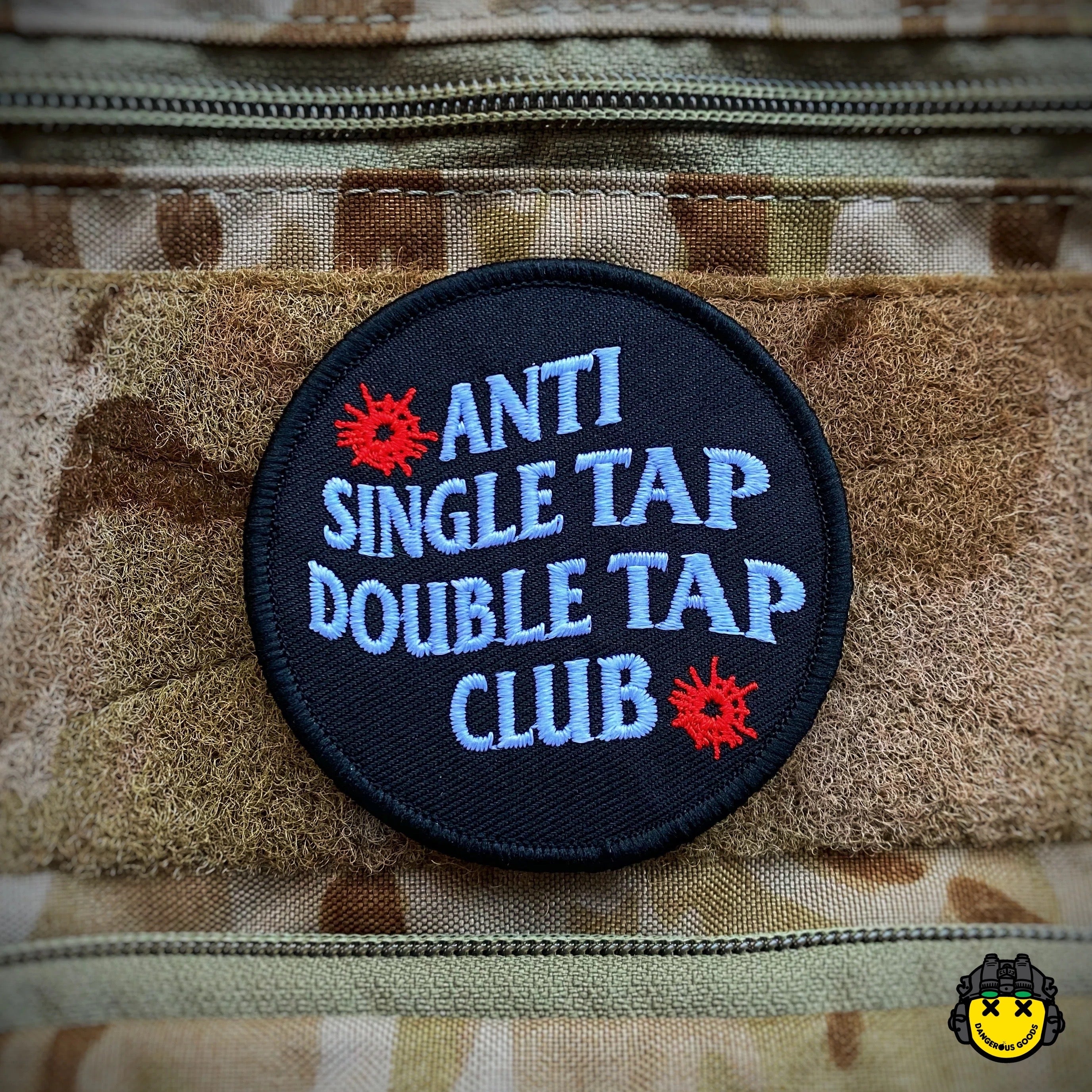 Dangerous Goods® Anti Single Tap Double Tap Morale Patch