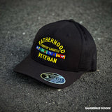 Dangerous Goods® Fatherhood Veteran Trucker Hat - Black