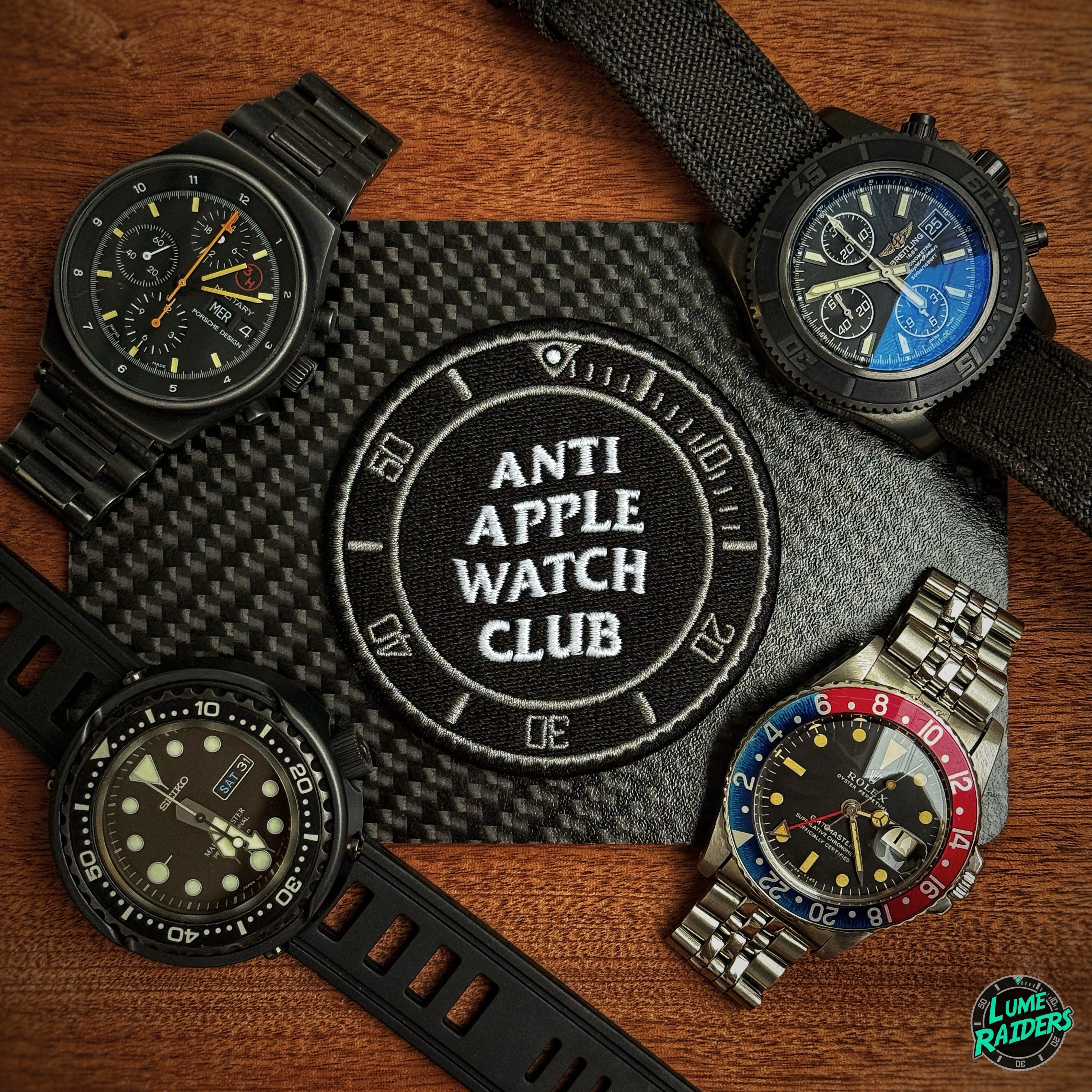 Lume Raiders™ Anti Apple Watch Club Patch - V1