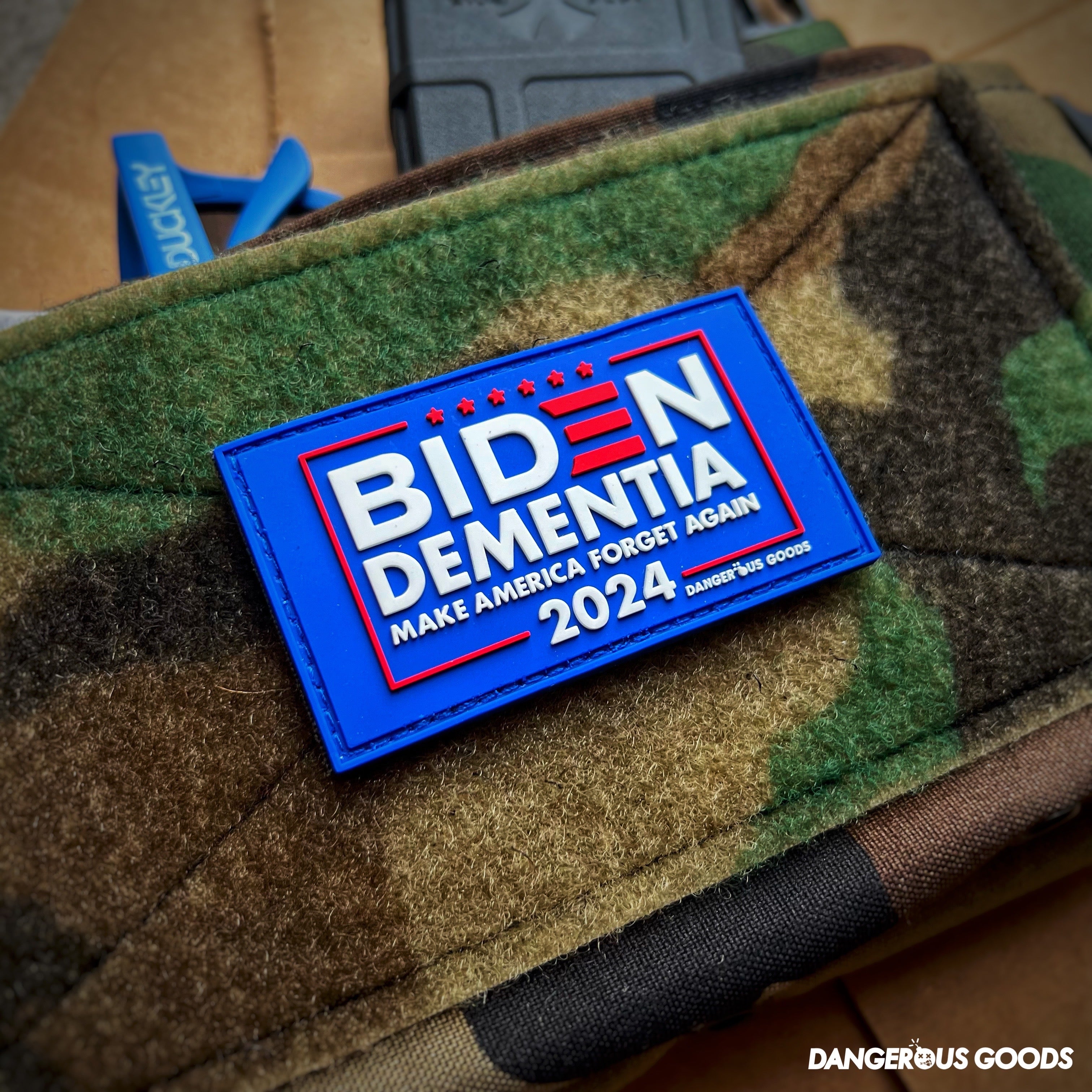 Dangerous Goods® Biden Dementia 2024 Campaign Patch - 3” Edition