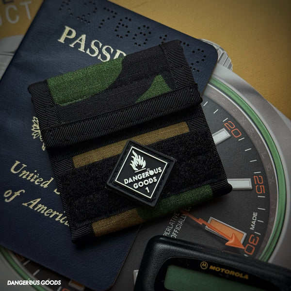 Dangerous Goods® Classic Placard Ranger Eye Patch - Black / Glow White