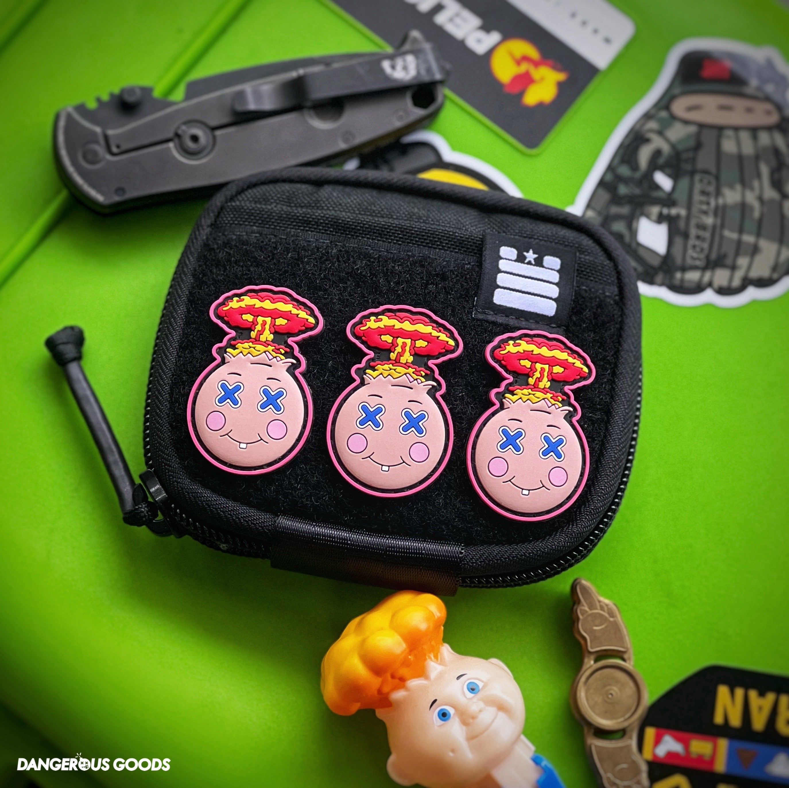 Dangerous Goods® Garbage Bomb Smiley Ranger Eye Patch