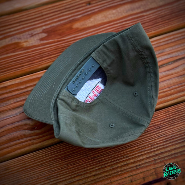 Lume Raiders™ "LUME BOYS" Snapback Hat - OD Green