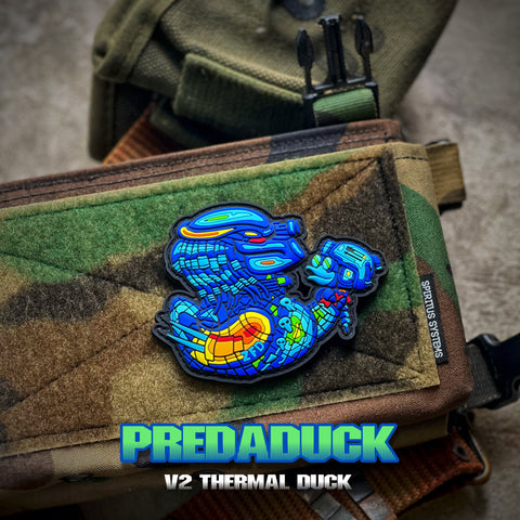 Zero Fucks Duck® “PREDADUCK” PVC Patch - V2 Thermal
