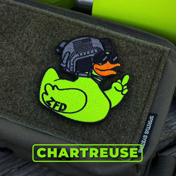 Zero Fucks Duck® Series 1.0 Operator Duck Patch Series - Chartreuse