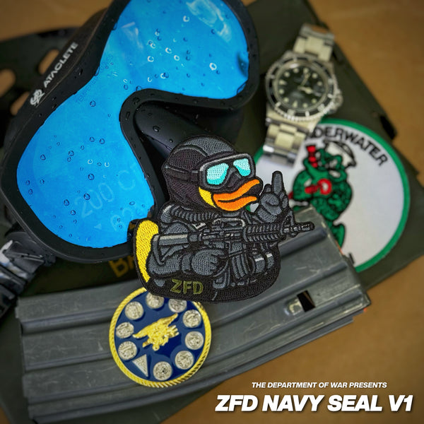 Zero Fucks Duck® Navy Seal UDT Duck Patch - V1