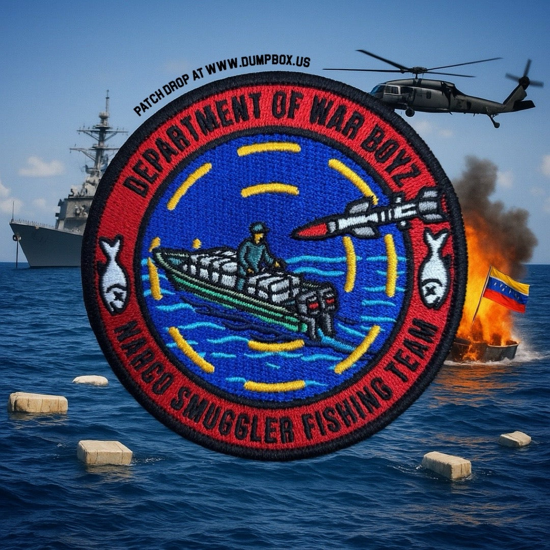 Dangerous Goods® Department of War Boyz ‘Narco Smuggler Fishing Team’ Unit Patch
