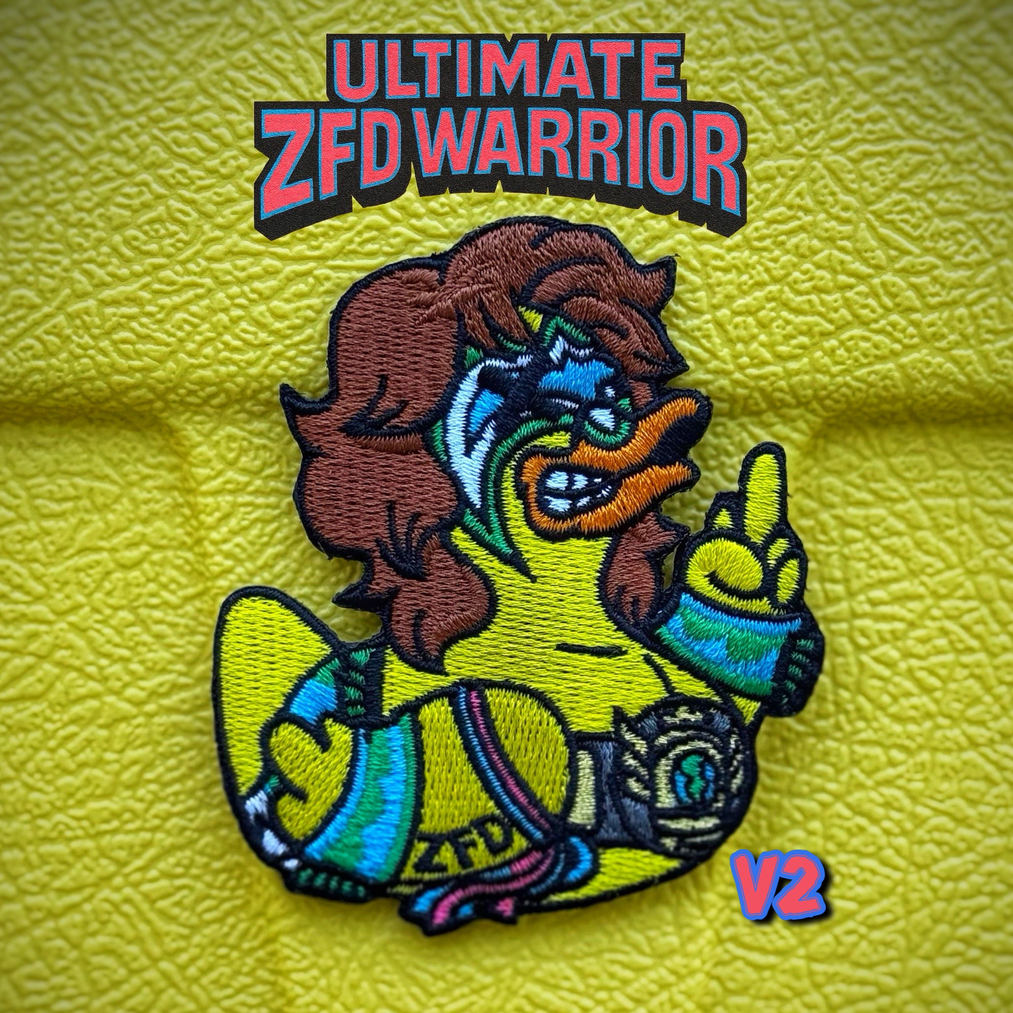 Zero Fucks Duck® Ultimate ZFD Warrior Duck Patch - V2