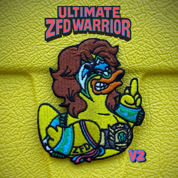 Zero Fucks Duck® Ultimate ZFD Warrior Duck Patch - V2