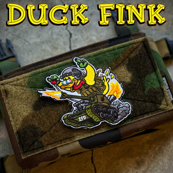ZFD® Duck Fink M1 Abrams Army Tank Patch