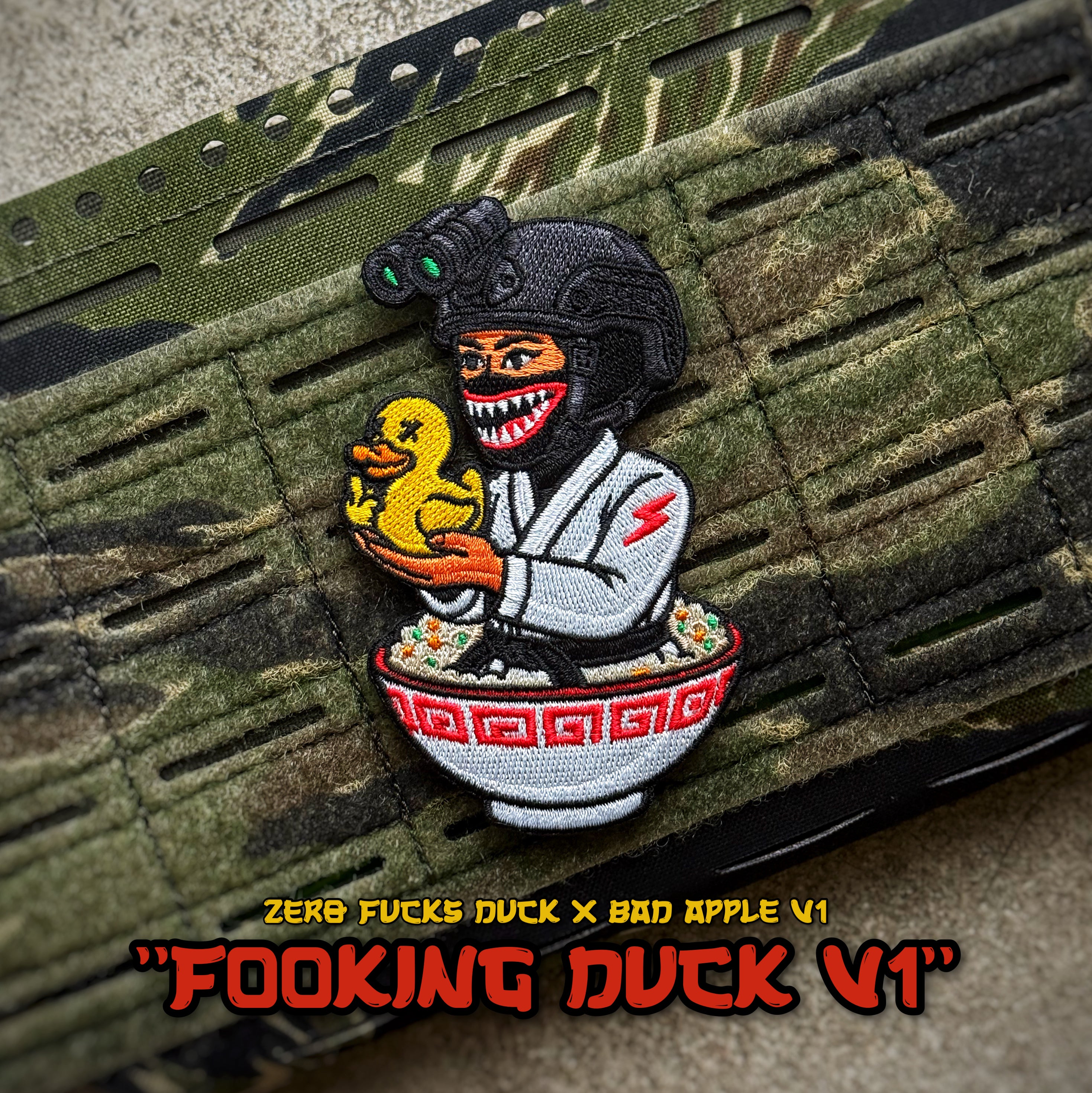 Bad Apple x ZFD “FooKing Duck” Rice Bowl Patch - V1