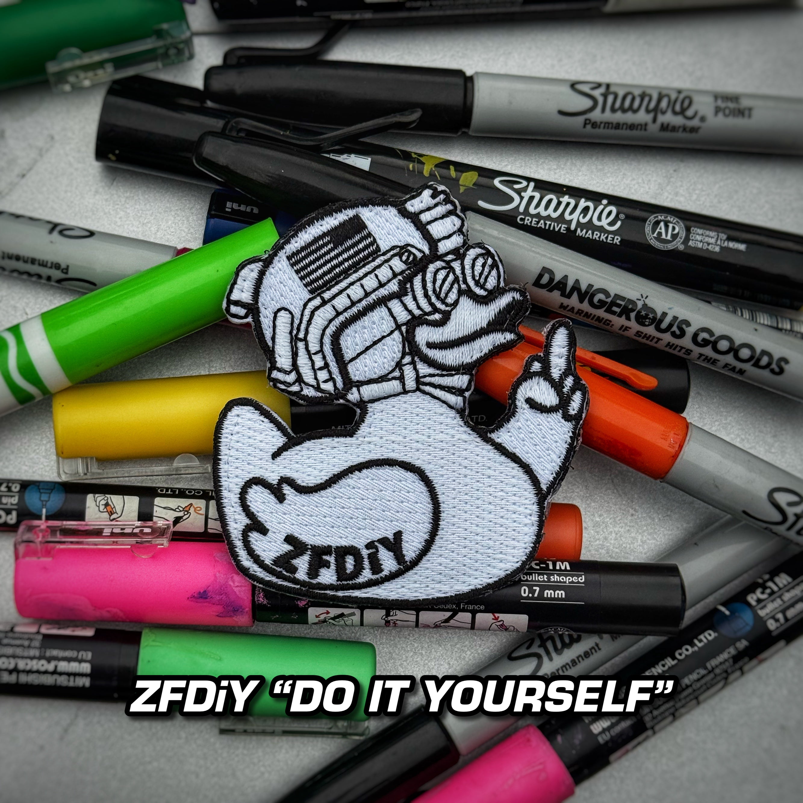 Zero Fucks Duck® ZFDiY Do-It-Yourself Tactical Duck Patch