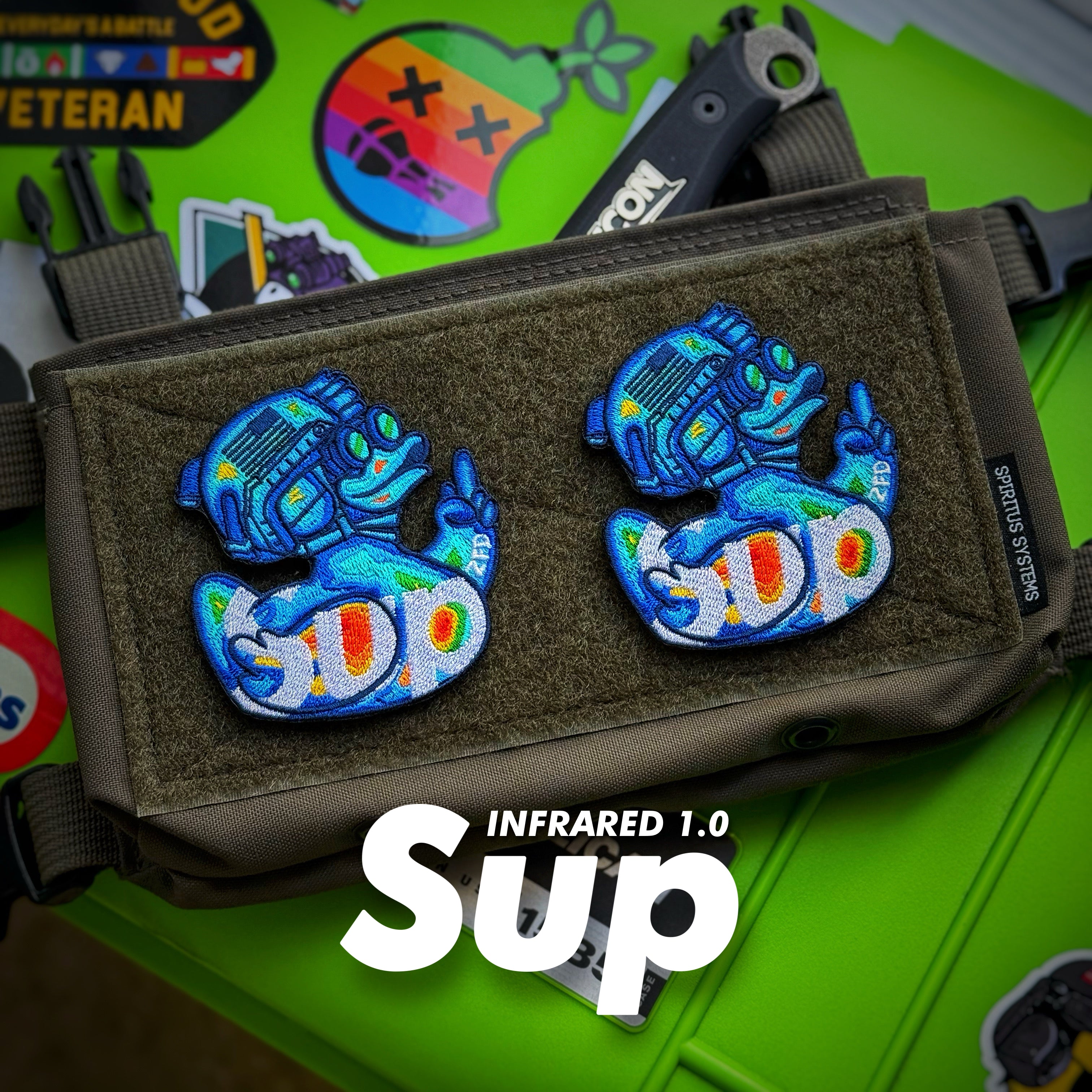 Zero Fucks Duck® ZFD Sup Infrared 1.0 Tactical Duck Patch
