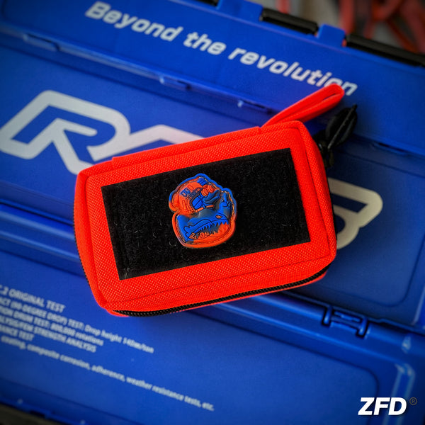 ZFD® Tie Dye V2 Classified Ranger Eye Patch - Orange & Blue