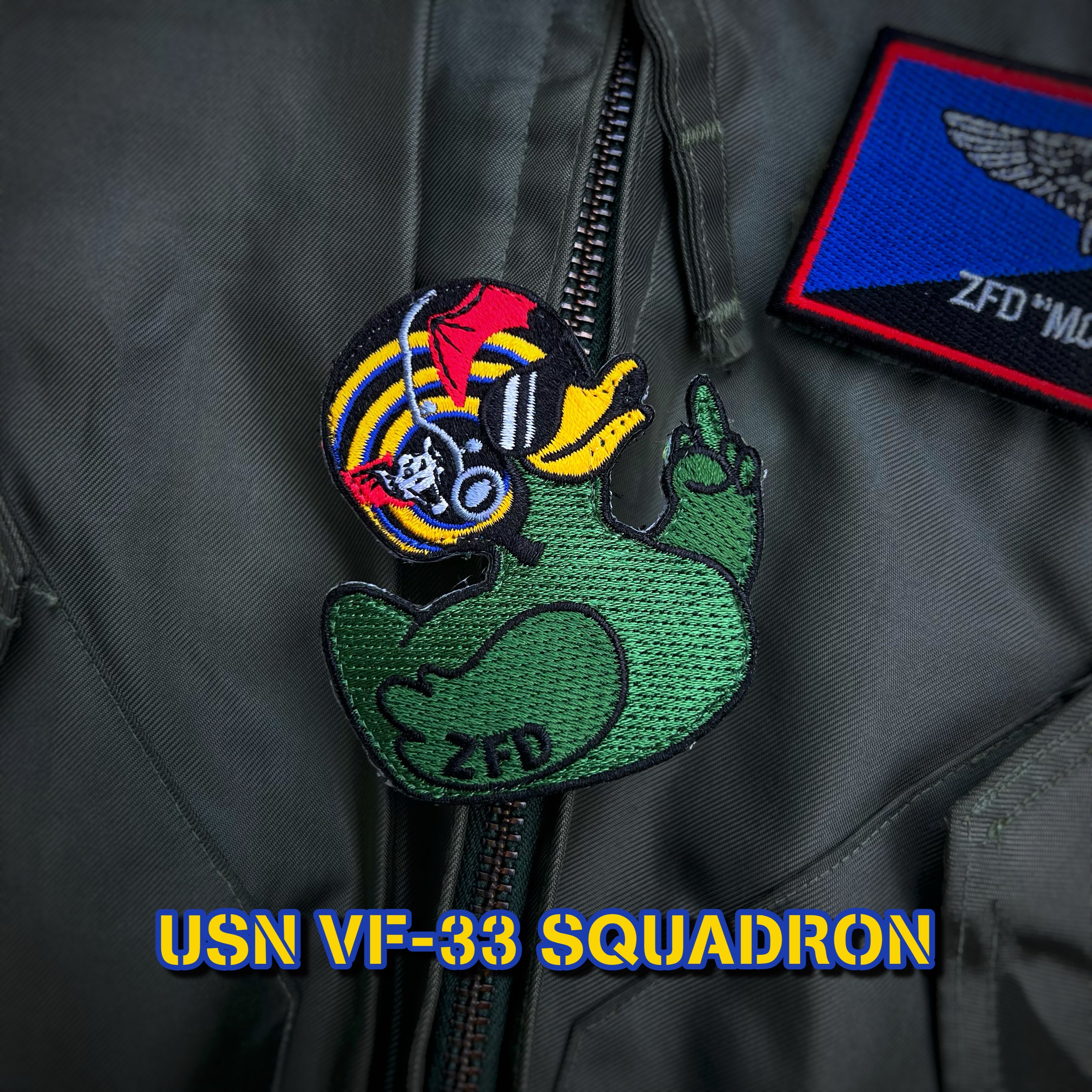 Zero Fucks Duck® Fighter Pilot Patch Series - Squadron VF-33