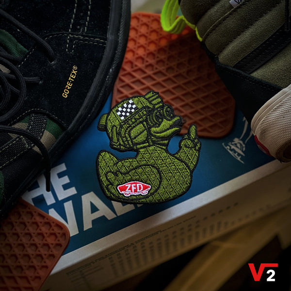 VAULT - Zero Fucks Duck® Off-The-Pond Waffle Sole Duck Patch - V2