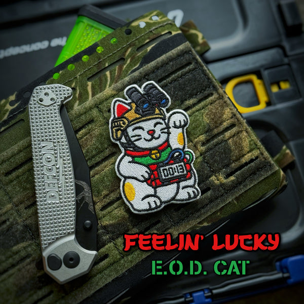 Dangerous Goods® Feelin’ Lucky Japanese EOD Cat Patch - V1