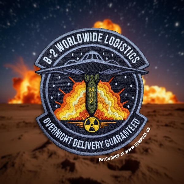 Dangerous Goods® B-2 MOP Overnight Delivery Guaranteed Squadron Patch