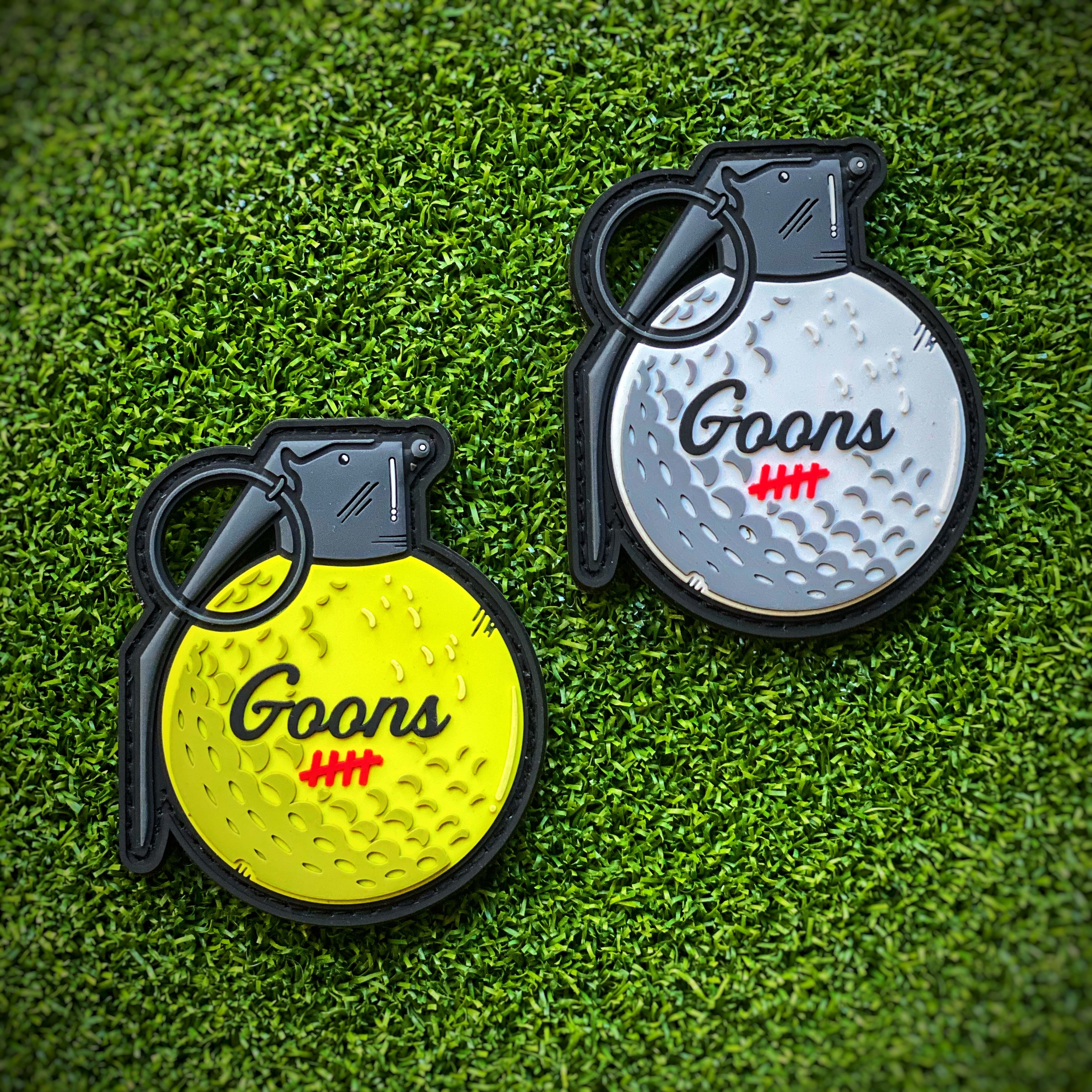 Dangerous Goods® Goons Golf V-40 Grenade Ball PVC Patch