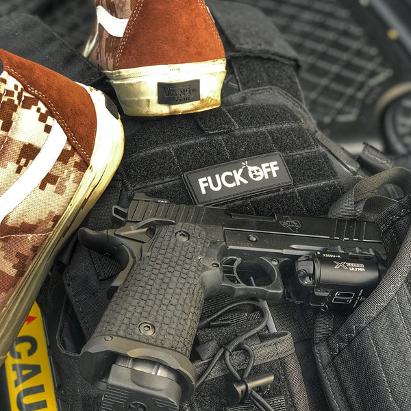 Dangerous Goods® FUCK OFF Glow-In-The-Dark PVC Morale Patch