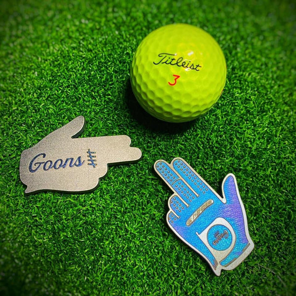 McGavin Golf Glove Finger Gun Titanium Ball Marker Coin