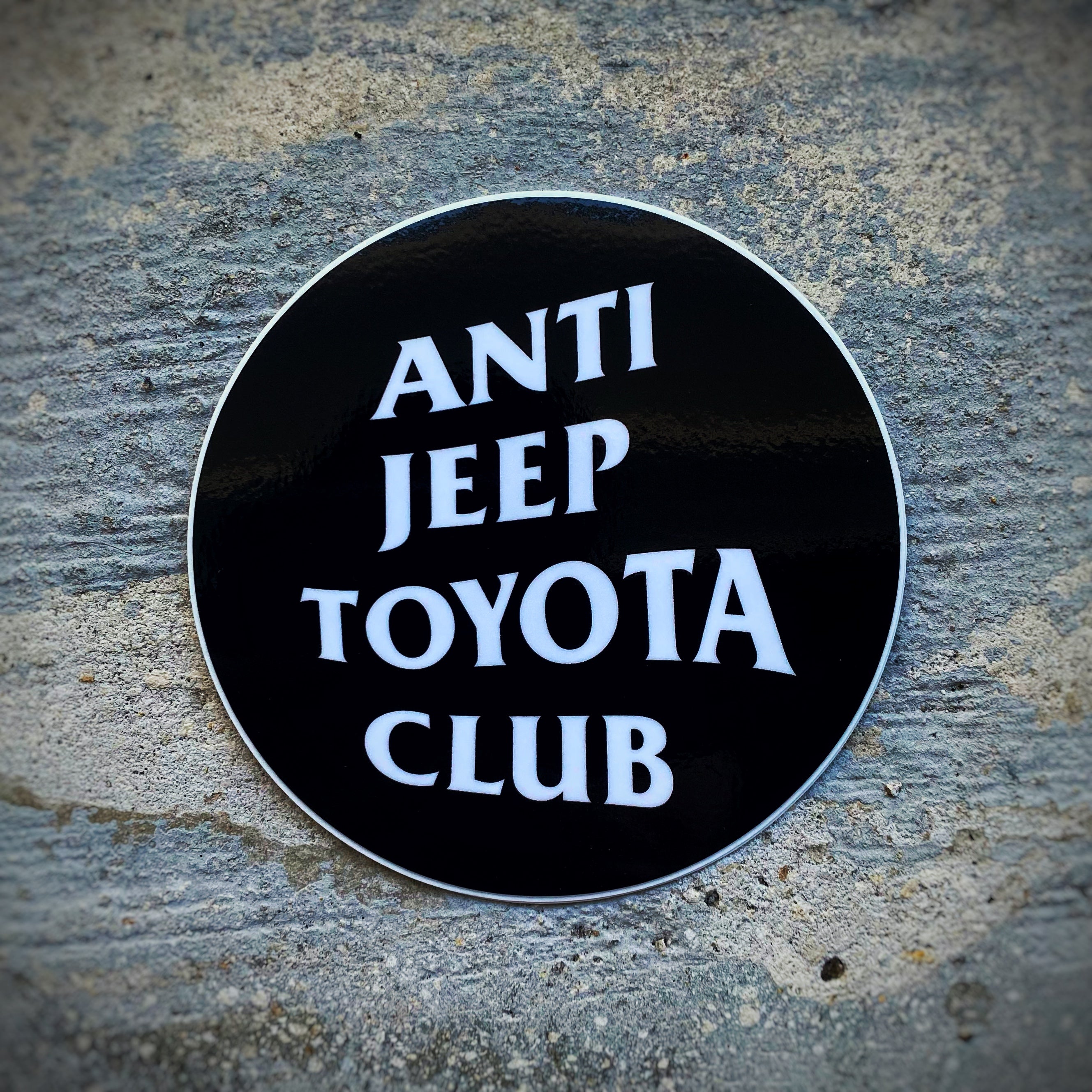 Dangerous Goods® “Anti Jeep Yota Club” Sticker