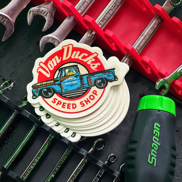 ZFD® Von Ducks Speed Shop ‘65 Chevy C-10 Truck Sticker