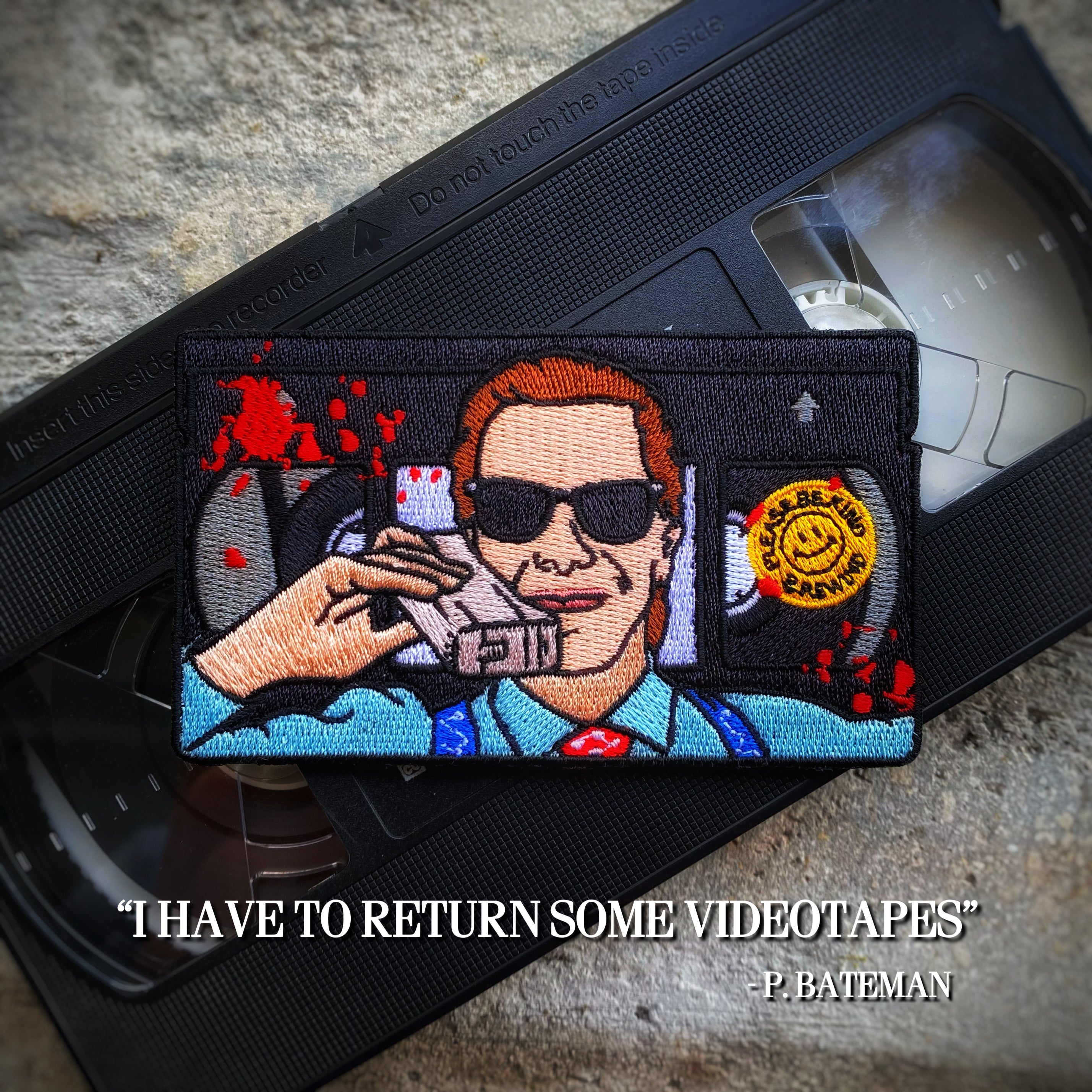 Dangerous Goods® Bateman Videotapes Morale Patch