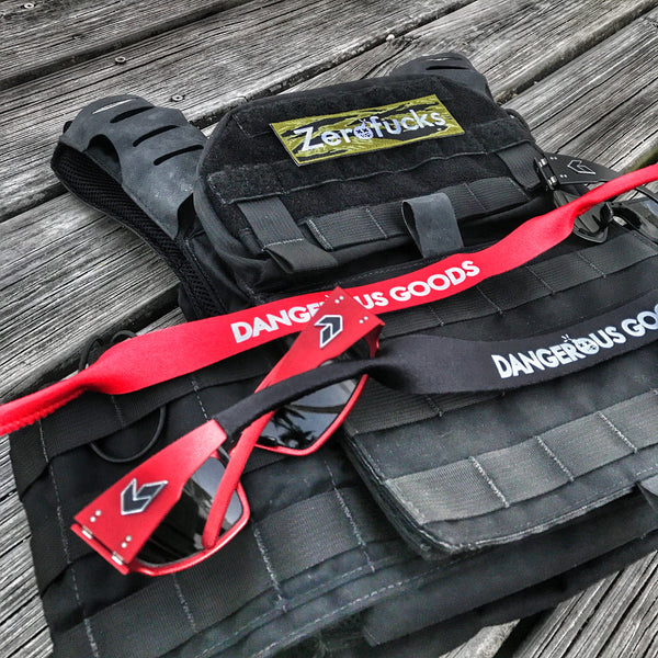 Dangerous Goods® CROAKIES® XL Sunglasses Neoprene Retainer - 2 Colors