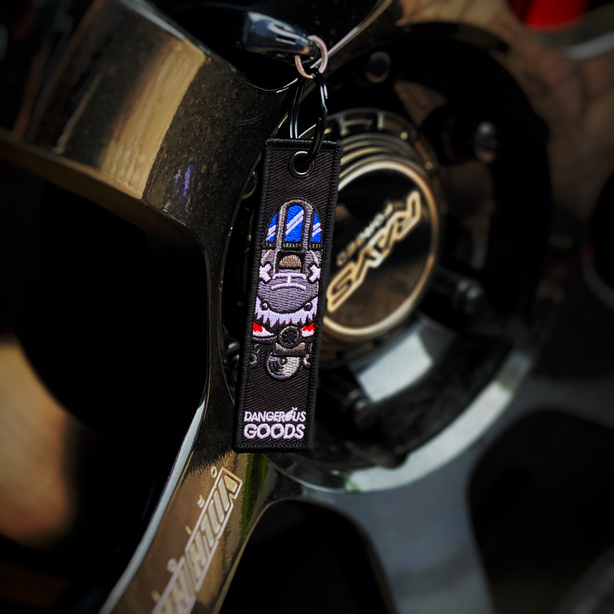 Dangerous Goods® A10 Warthog Loop Backed Ranger Tag EDC Keychain