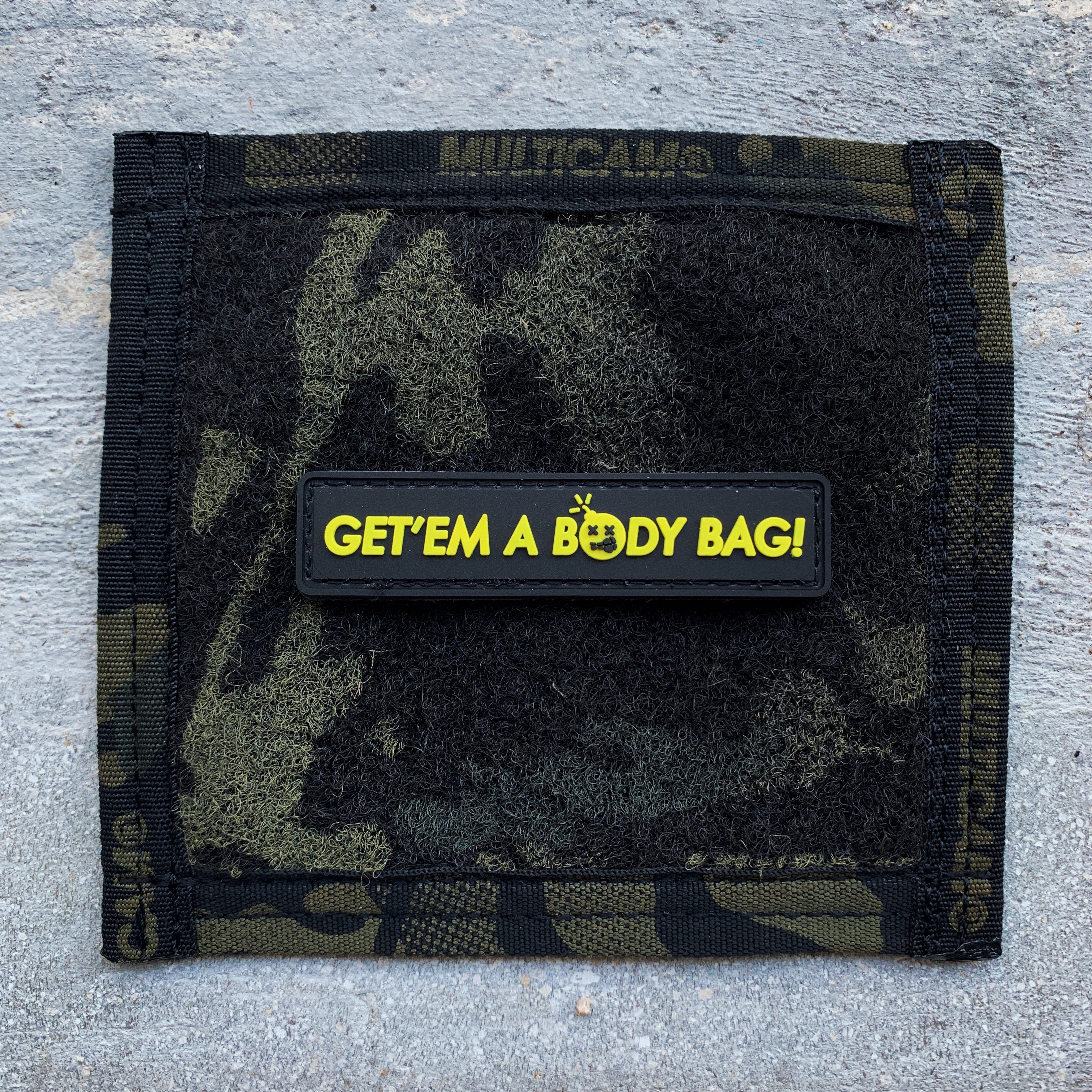 Dangerous Goods® “Get’em A Body Bag” PVC Morale Patch